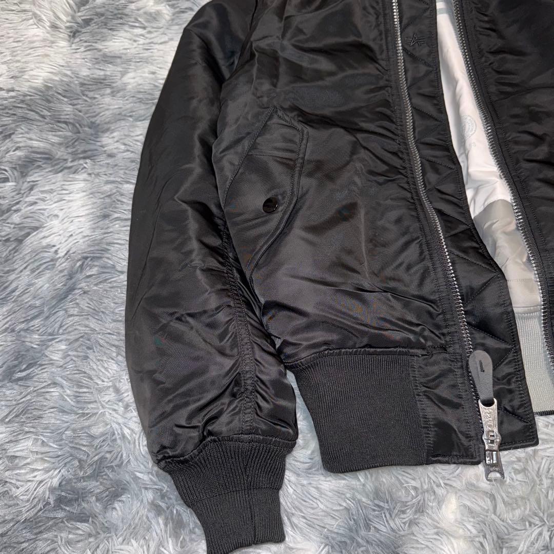 美品 Alpha Industries MA-1 フライトジャケット 星条旗