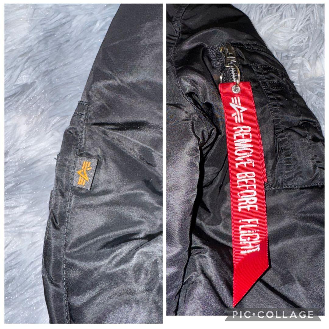 美品 Alpha Industries MA-1 フライトジャケット 星条旗