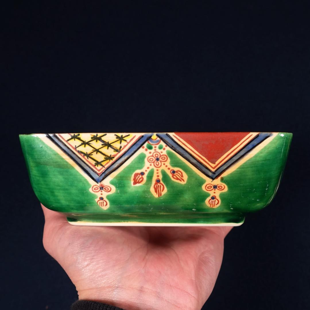 京焼 川尻一寛 禎山窯 色絵 刺身皿 向付 大小19客