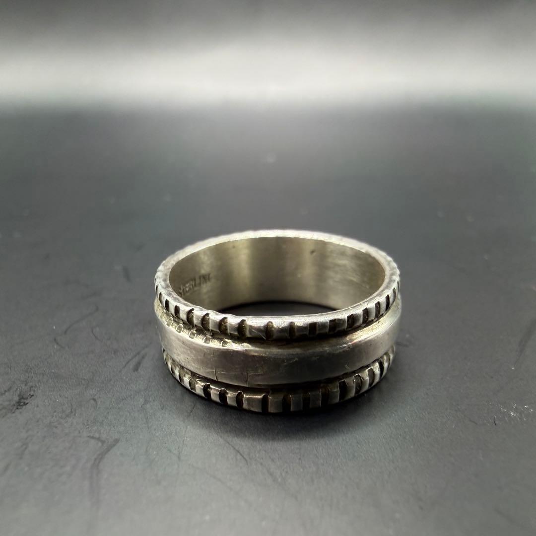 【NAVAJO】Bruce Morgan シルバーバンドリング 12号