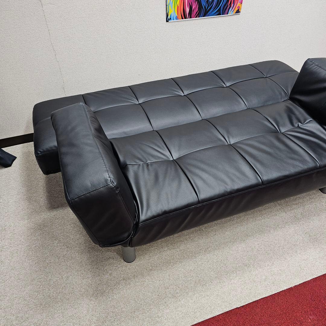ソファベッド/ブラック/東京23区内送料無料