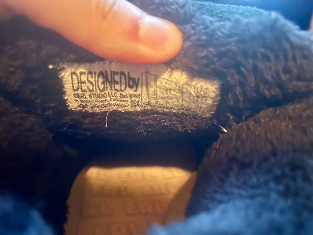 ERL イーアールエル SUEDE VAMP SKATE SNEAKER