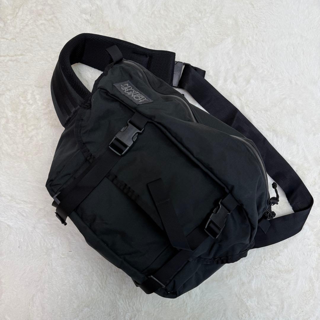 【美品】ミステリーランチ アウトサイダー メッセンジャーバッグ 黒　2way