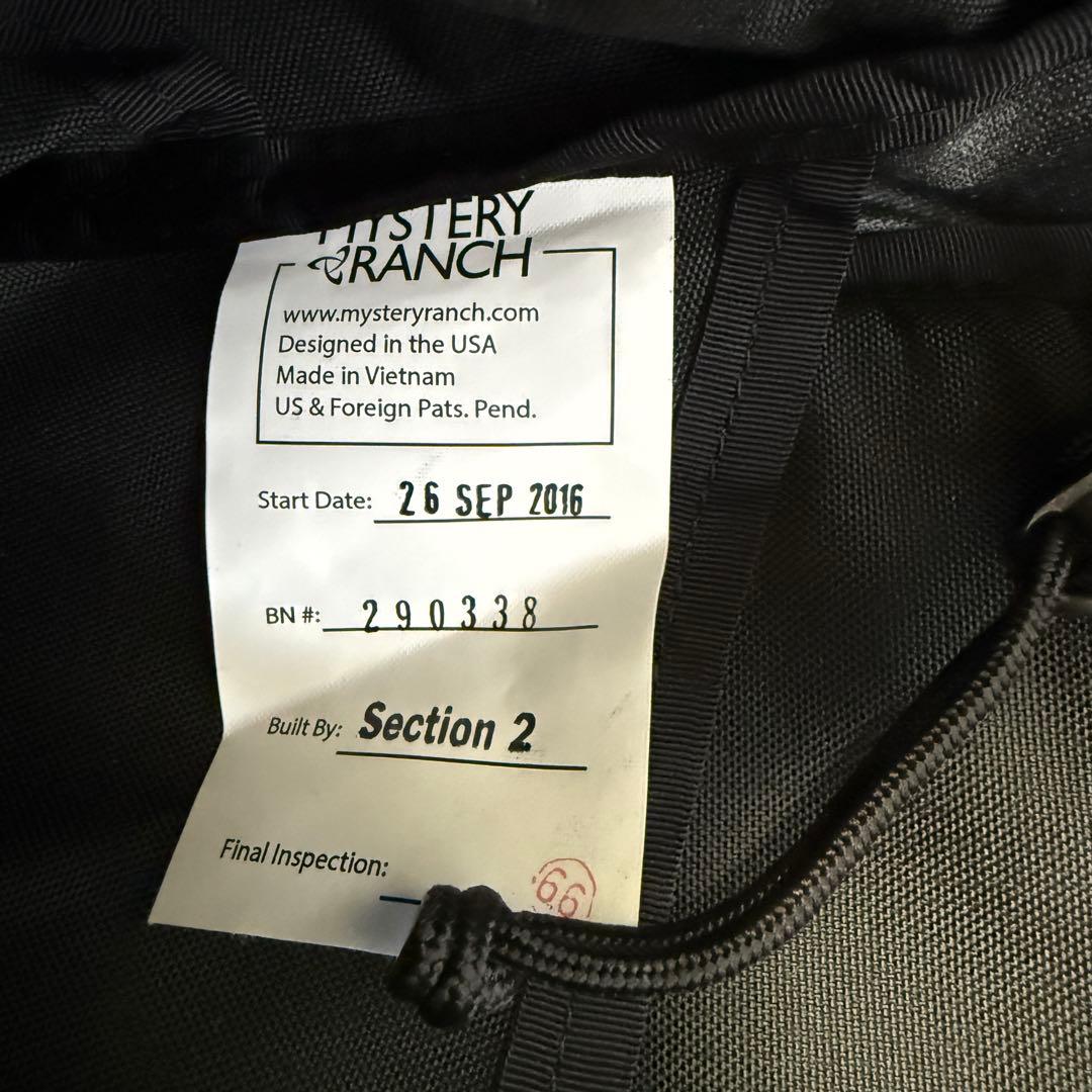 【美品】ミステリーランチ アウトサイダー メッセンジャーバッグ 黒　2way