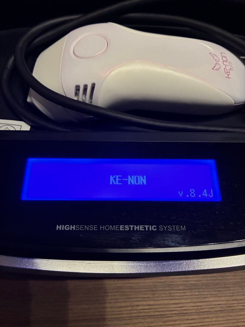 【12/16まで限定価格！】KE-NON 脱毛器 v.8.4J パールホワイト