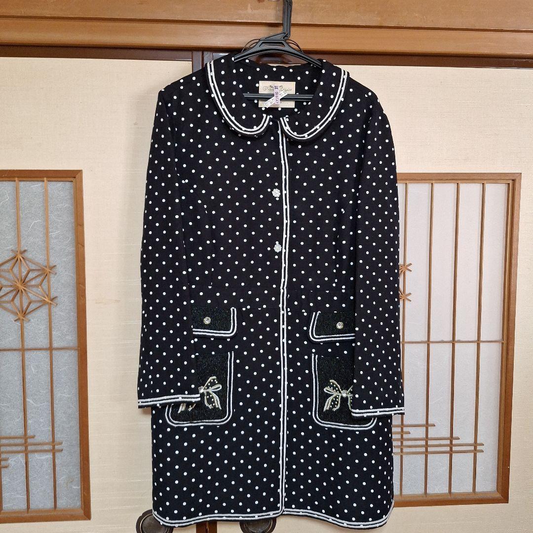 フランシュリッペ水玉模様のトレンチコートFL5