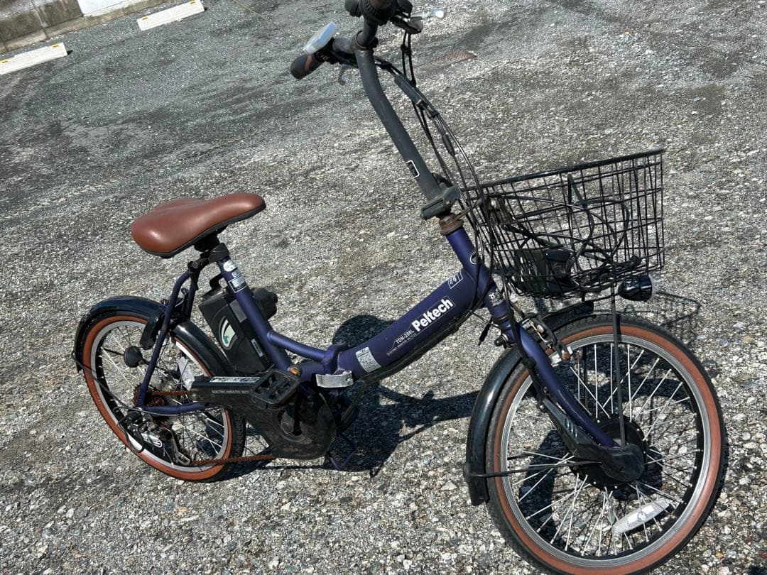 福岡市引取り限定PELTECH ペルテック 電動アシスト自転車 TDN-206