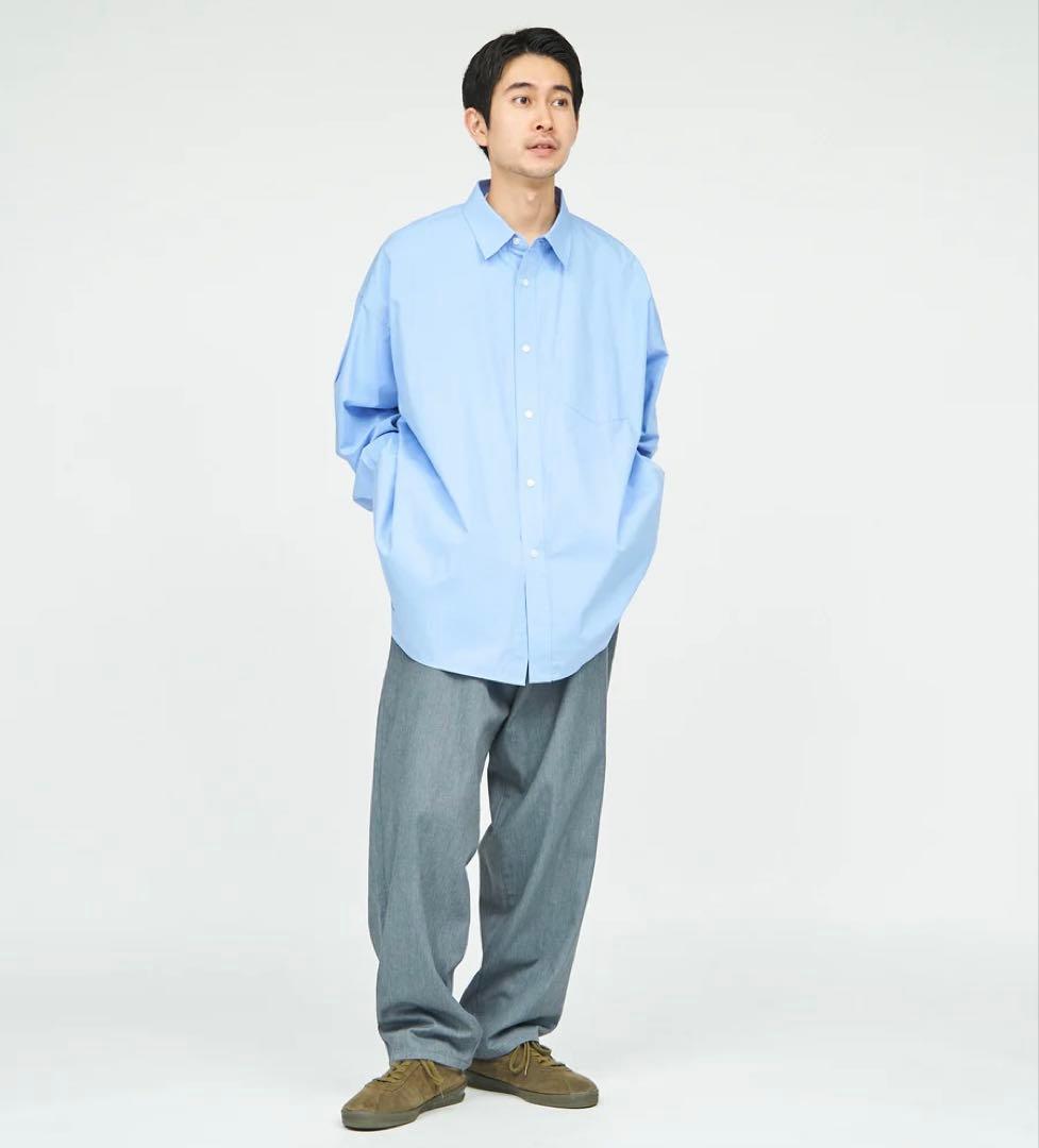 【未使用】FreshService フレッシュサービス シャツ ライトブルーM