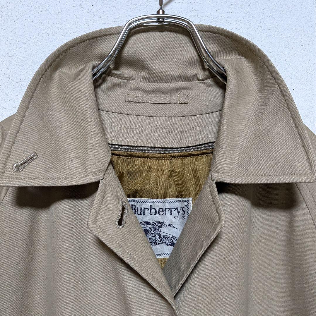 80～90s バーバリー ステンカラーコート レディース 白タグ ライナー 26