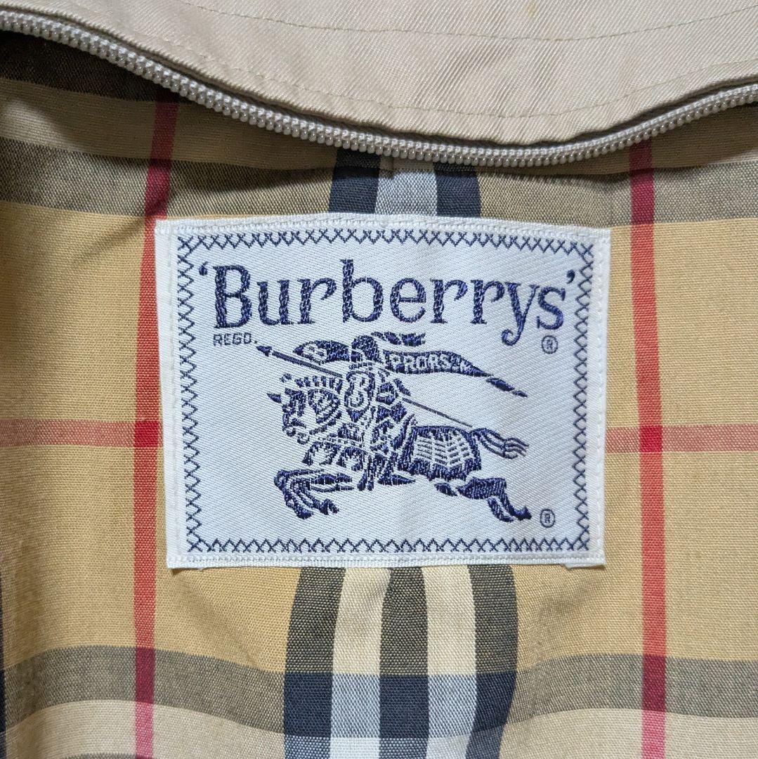 80～90s バーバリー ステンカラーコート レディース 白タグ ライナー 26