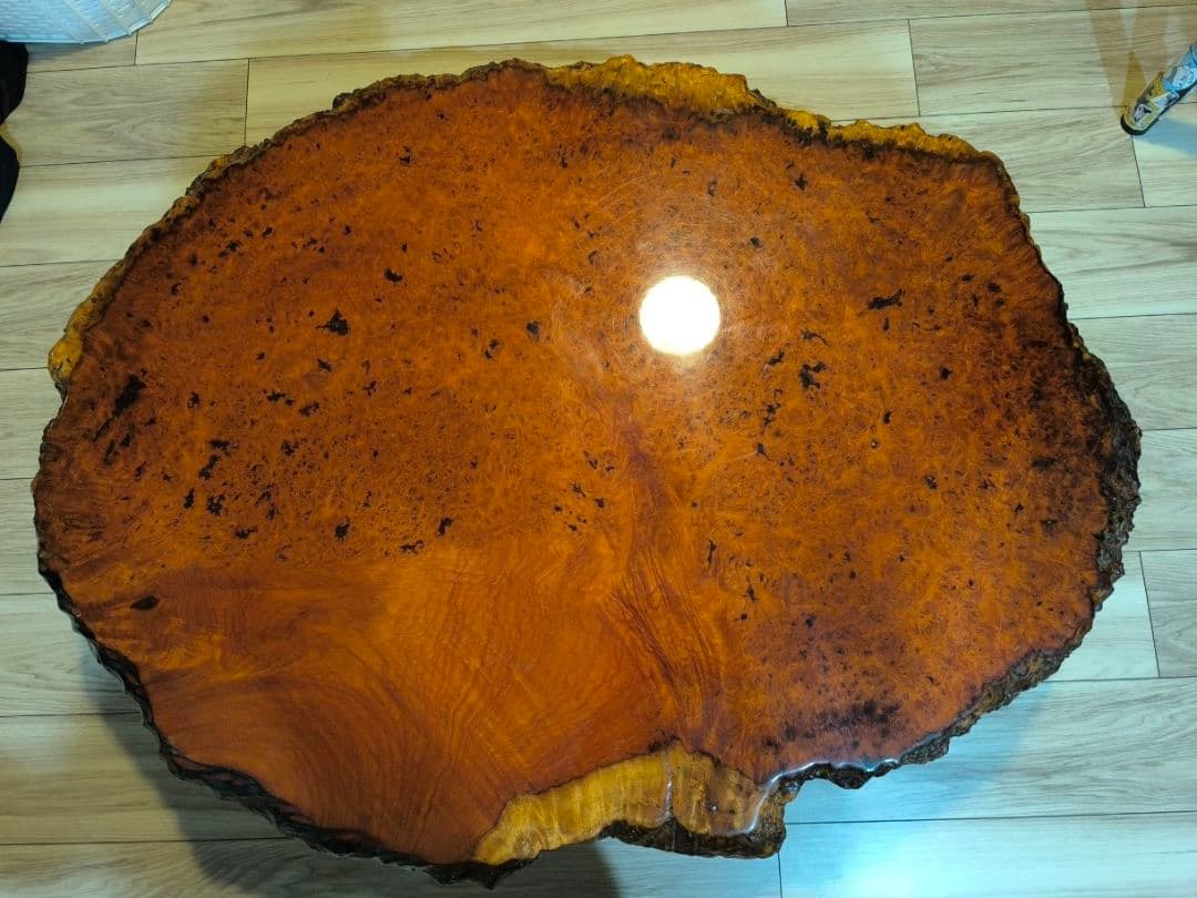 1枚板　花梨　希少　ローテーブル　年代物