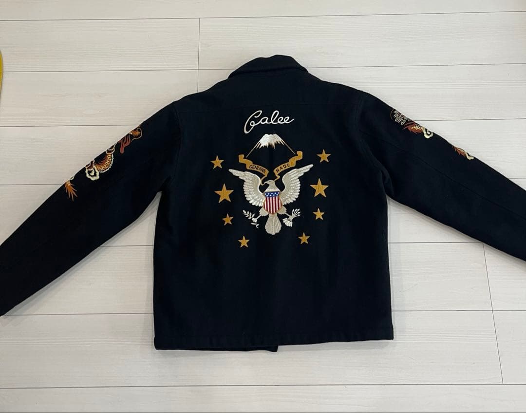 【美品】　キャリー　スーベニアジャケット　刺繍　Ｌ　数原龍友さん着用