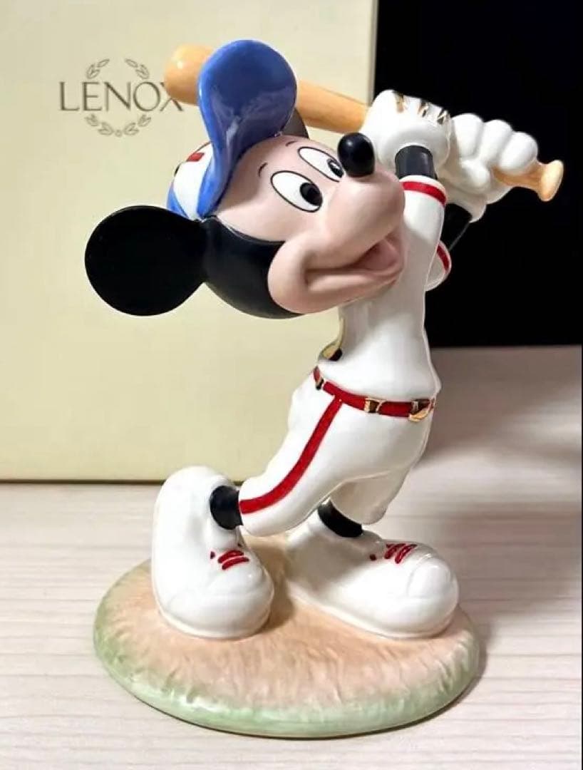 LENOX レノックス ミッキーマウス ディズニーコラボ　置物　※元箱付属 美品