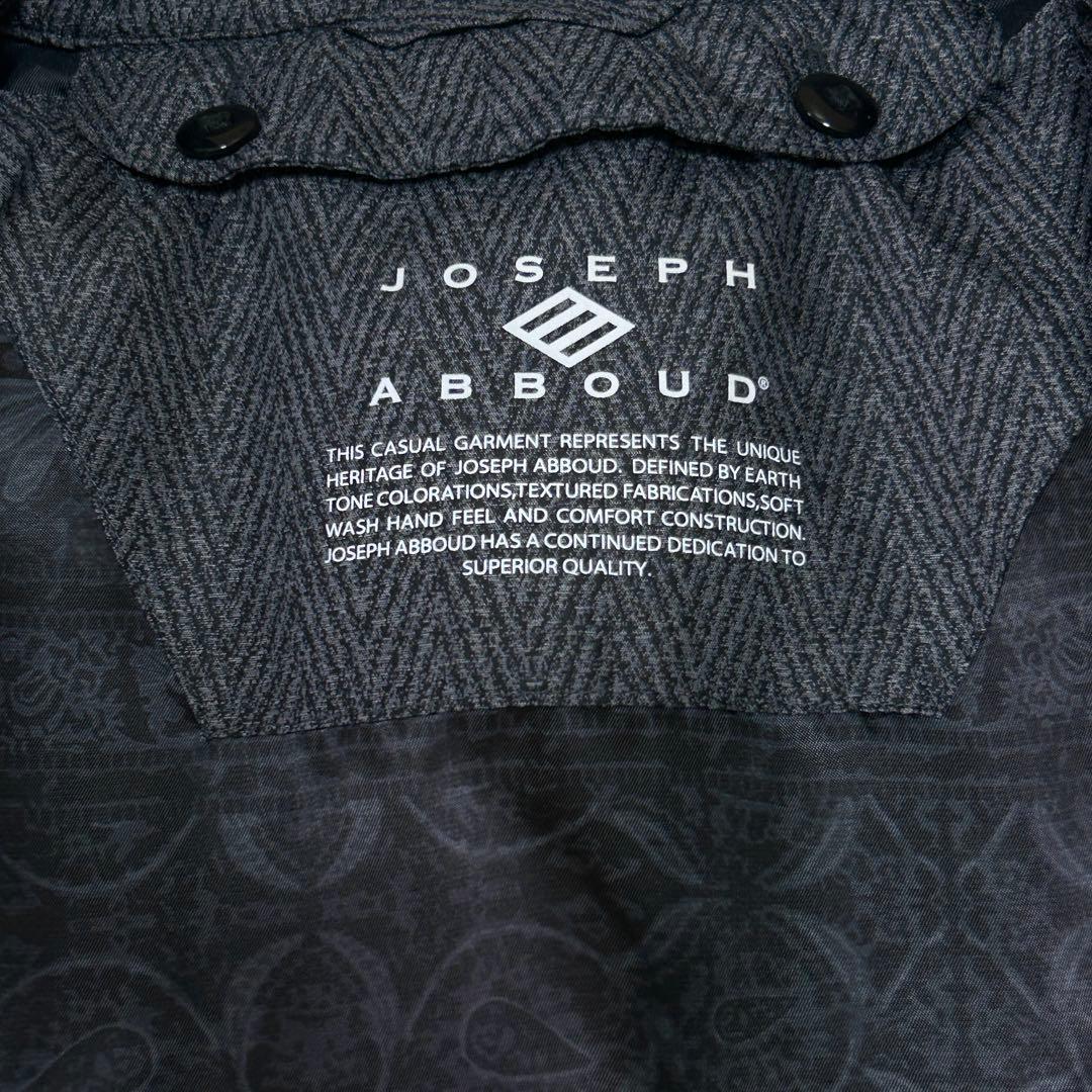 極美品ジョセフアブード ADSダウンライナー ヘリンボーン ステンカラーコートM