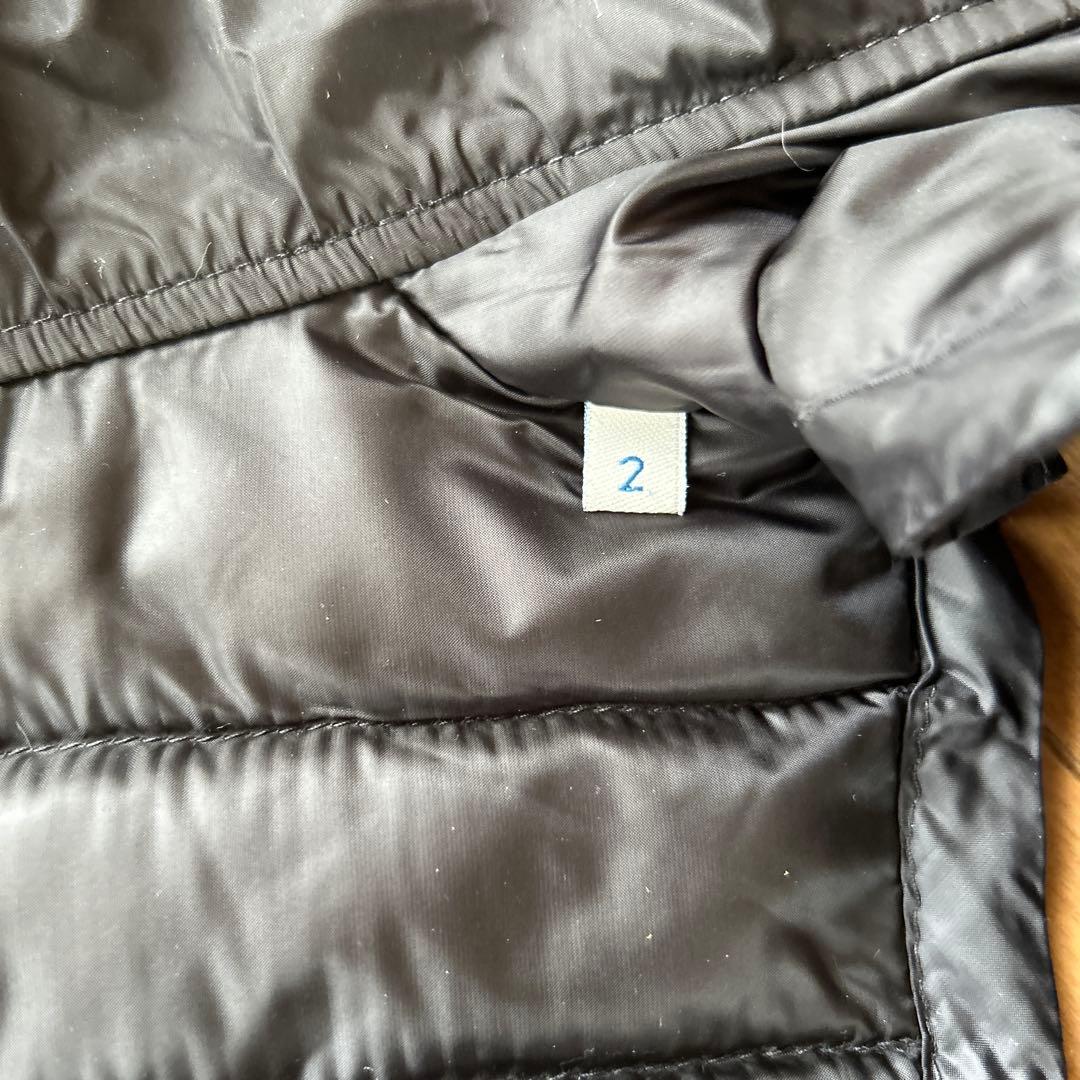 s*y様 モンクレールMONCLER フリルダウンベスト 携帯ポーチ付き