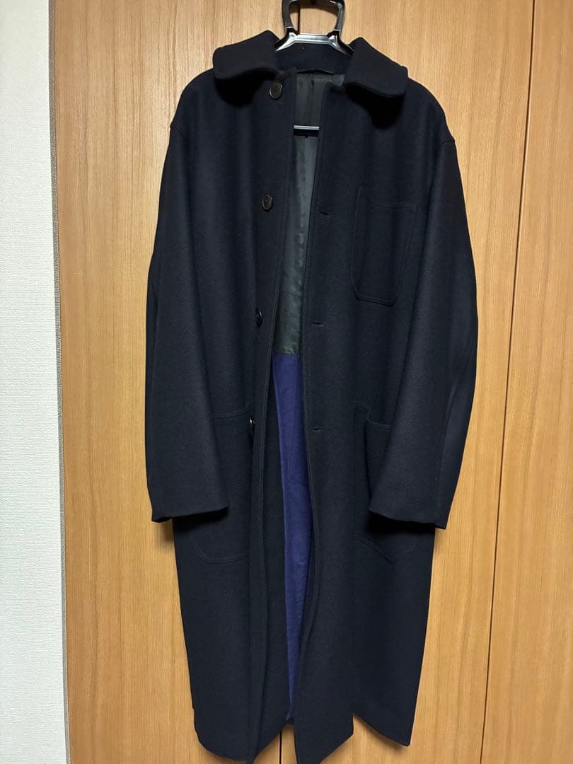 【よっこ】COMOLI 23AW ウールカシミヤミリタリーコート サイズ2