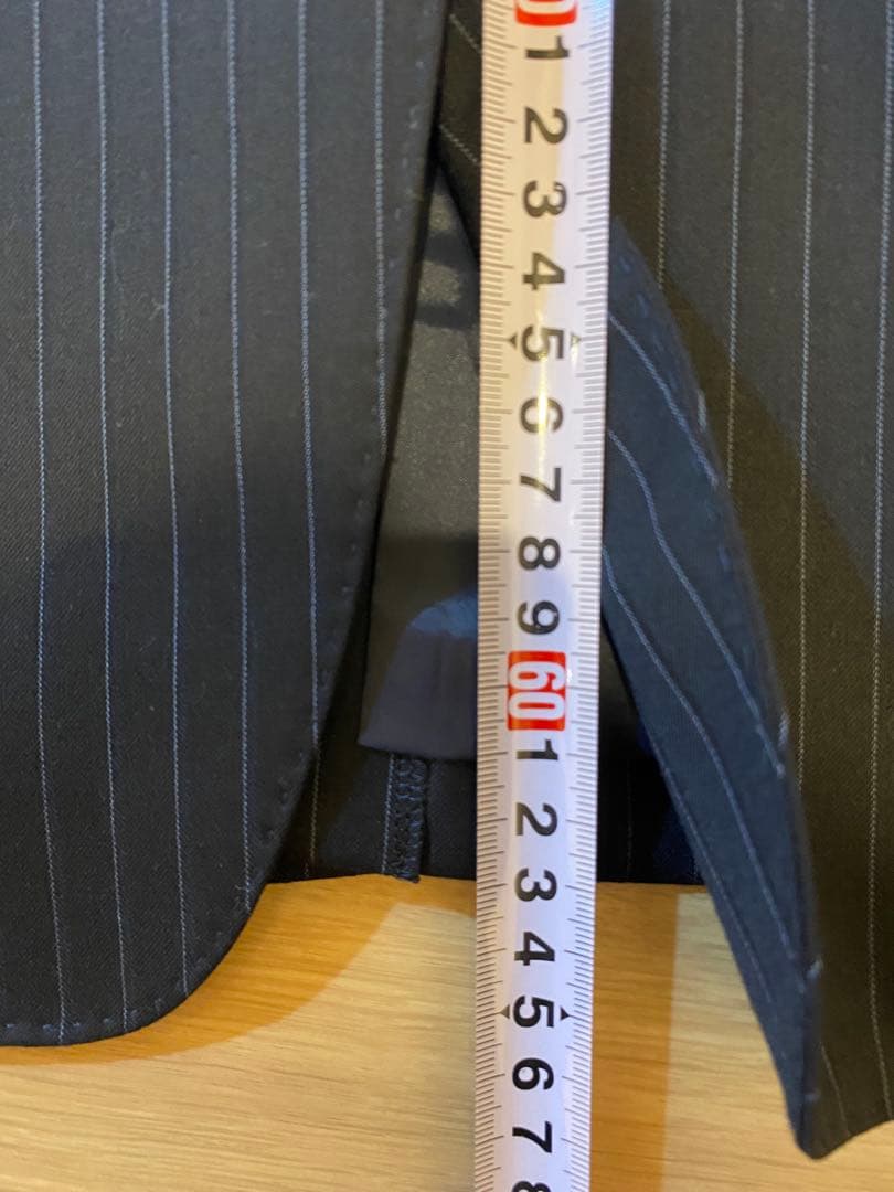 【INDIVI】インディビィ ネイビー ストライプ パンツスーツ