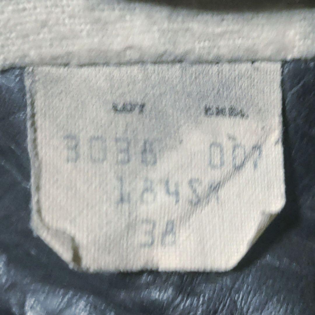 完品人気黒Schott１８４SMフライトジャケット３８ ダメでも対応有！