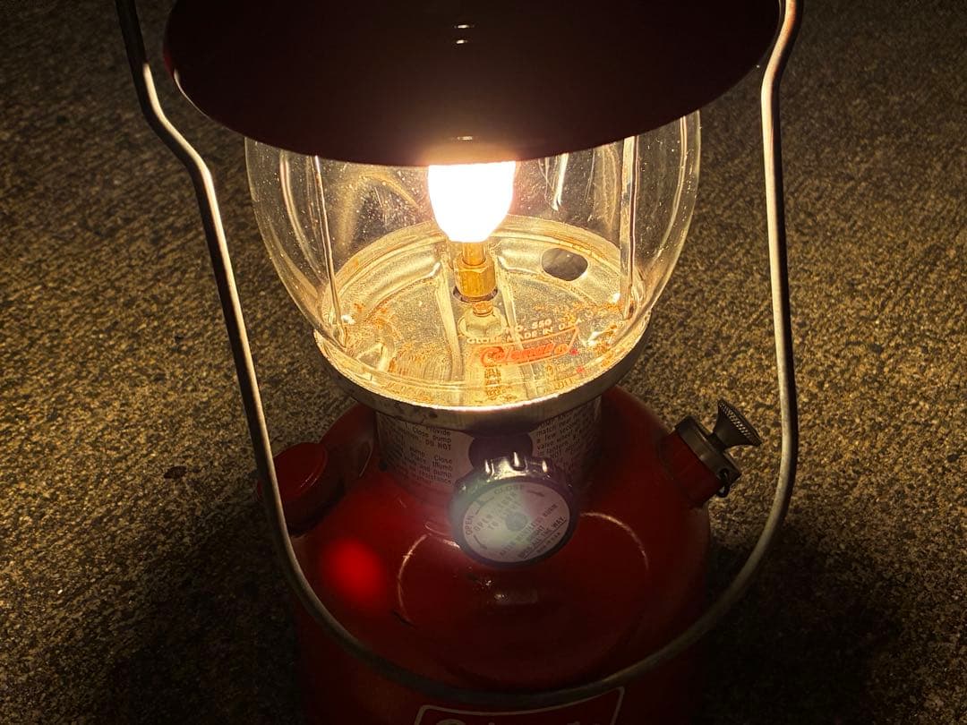 メンテ済》コールマン【'76年06月製200Aランタン】ホワイトボーダー