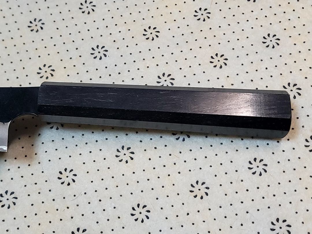 二唐刃物　黒打ち　sg2 先丸筋引き　255mm