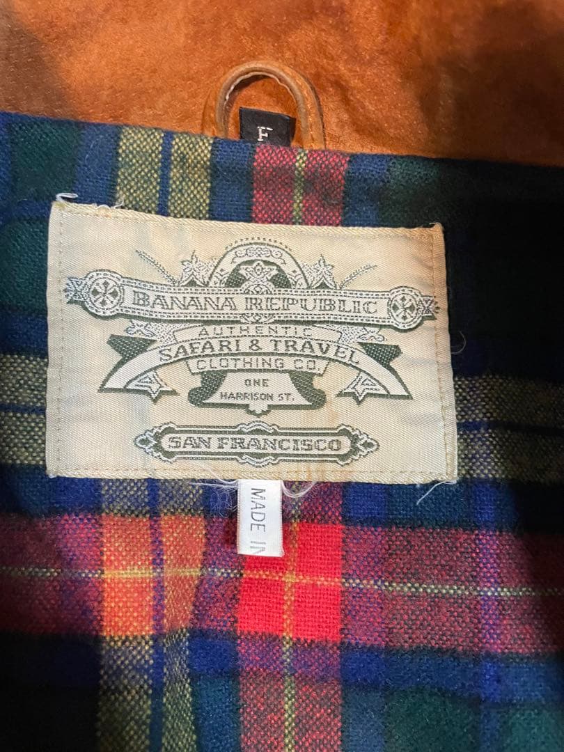 バナナパブリック　BANANAREPUBLIC スエードジャケット　ジャケット