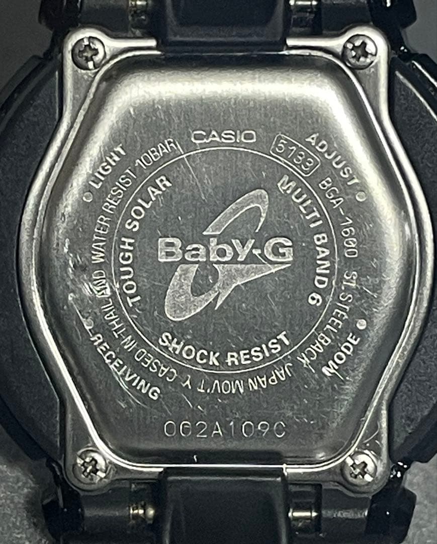 CASIO BABY-G BGA-1600 Tripper 電波ソーラー 稼働品