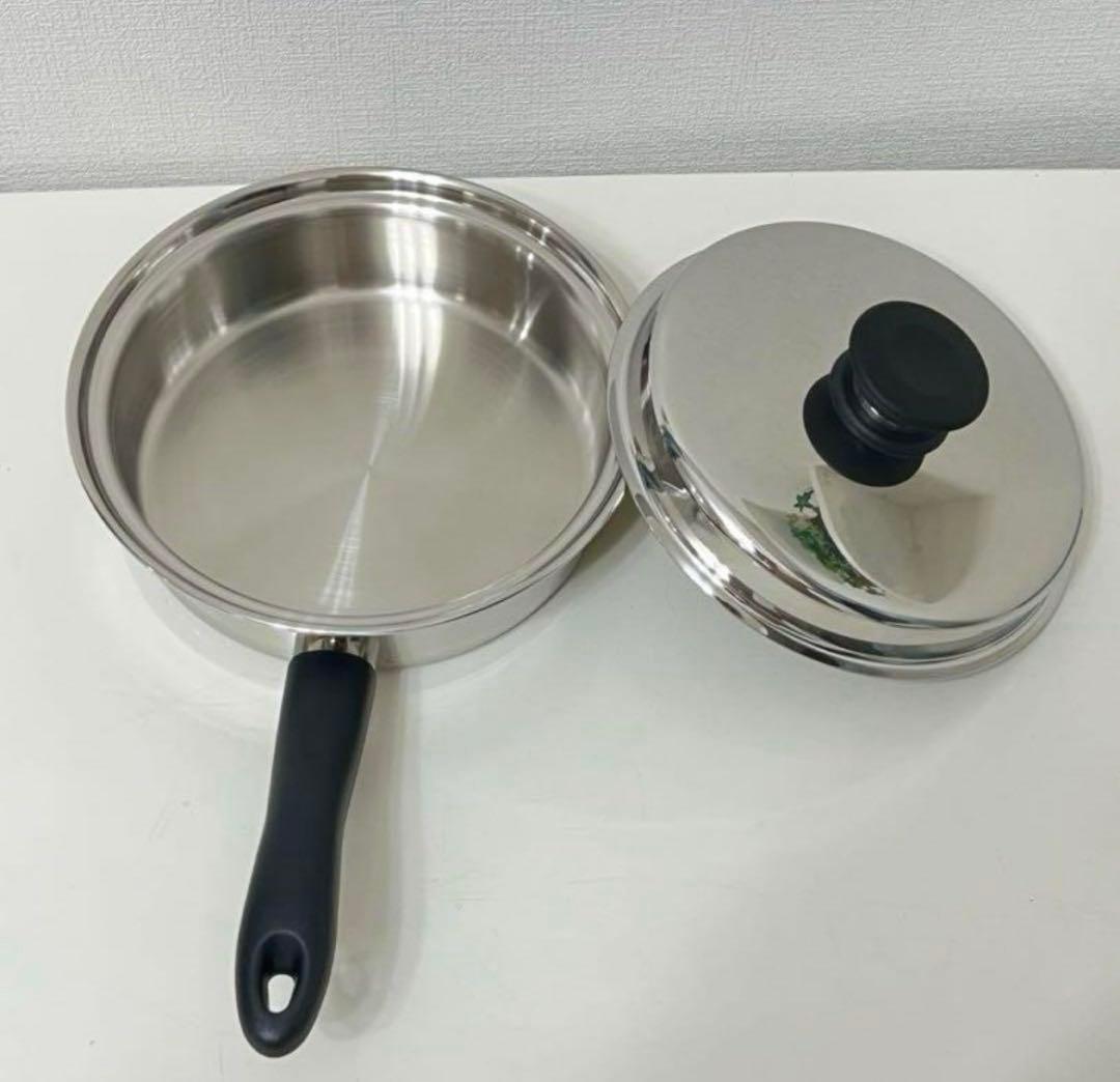 新品未使用　アムウェイ　クイーンクック　大中ソースパンセットと中フライパン