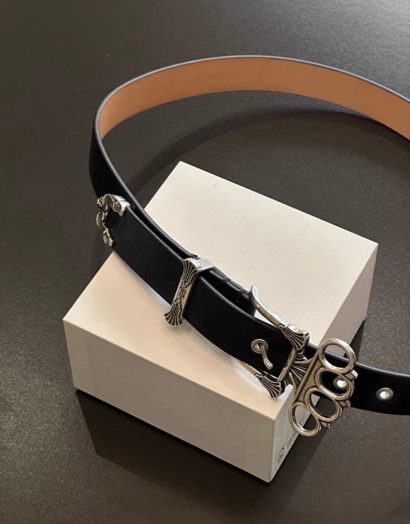 付属品完備　NULLUS SILVER FILLED KUNCKLES BELT