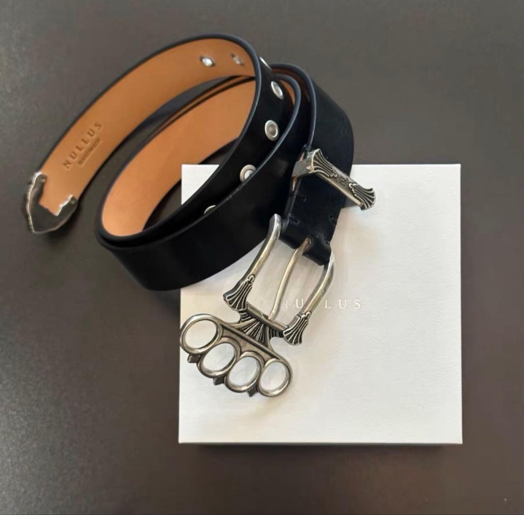 付属品完備　NULLUS SILVER FILLED KUNCKLES BELT