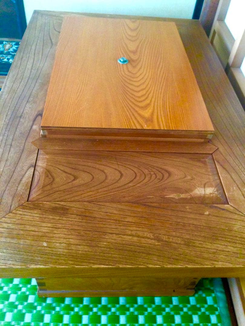 欅 ケヤキ 火鉢　長火鉢 囲炉裏テーブル 座敷机 古民家