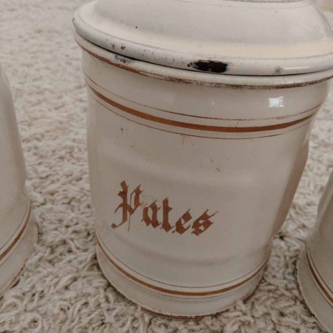 ホーロー　アンティーク　キャニスター　6個セット