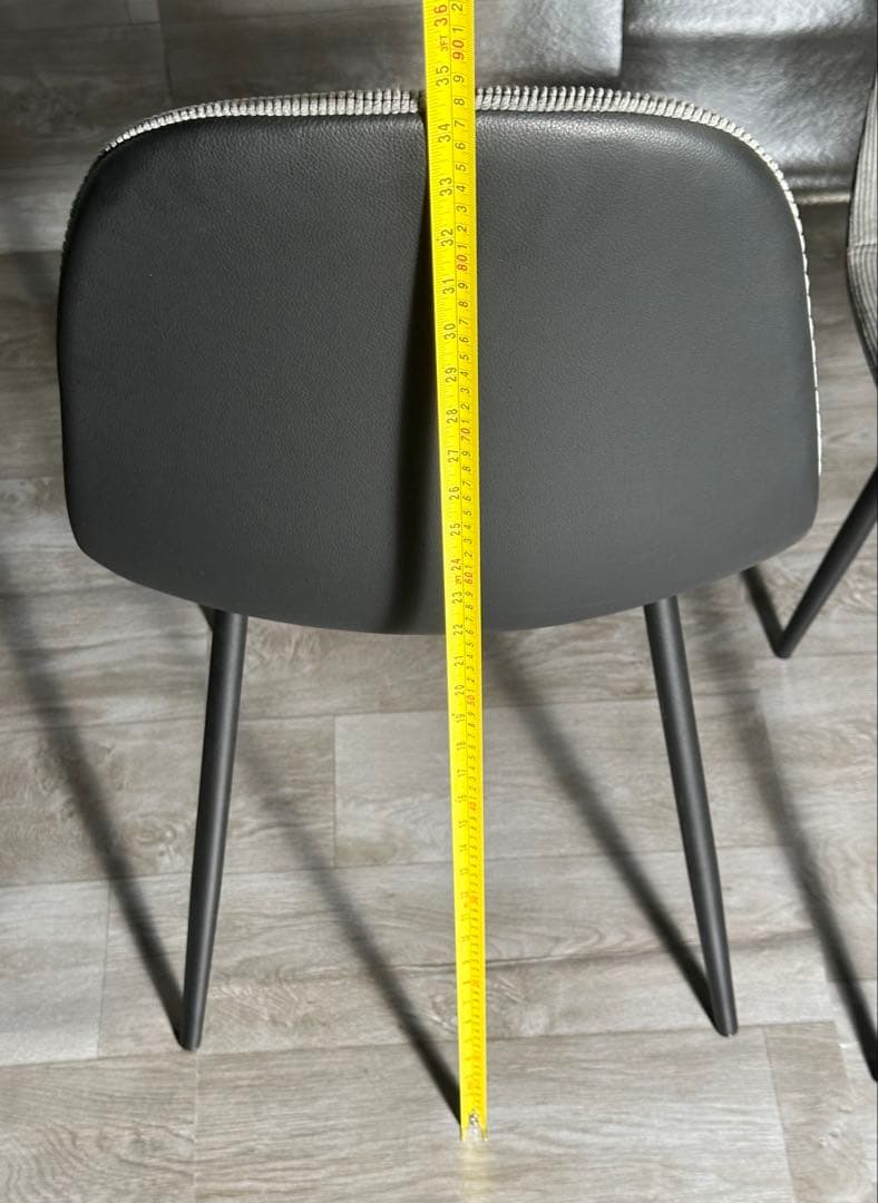 期間限定！新品 ダイニングチェア 椅子 インテリア グレー 4脚セット 送料込み