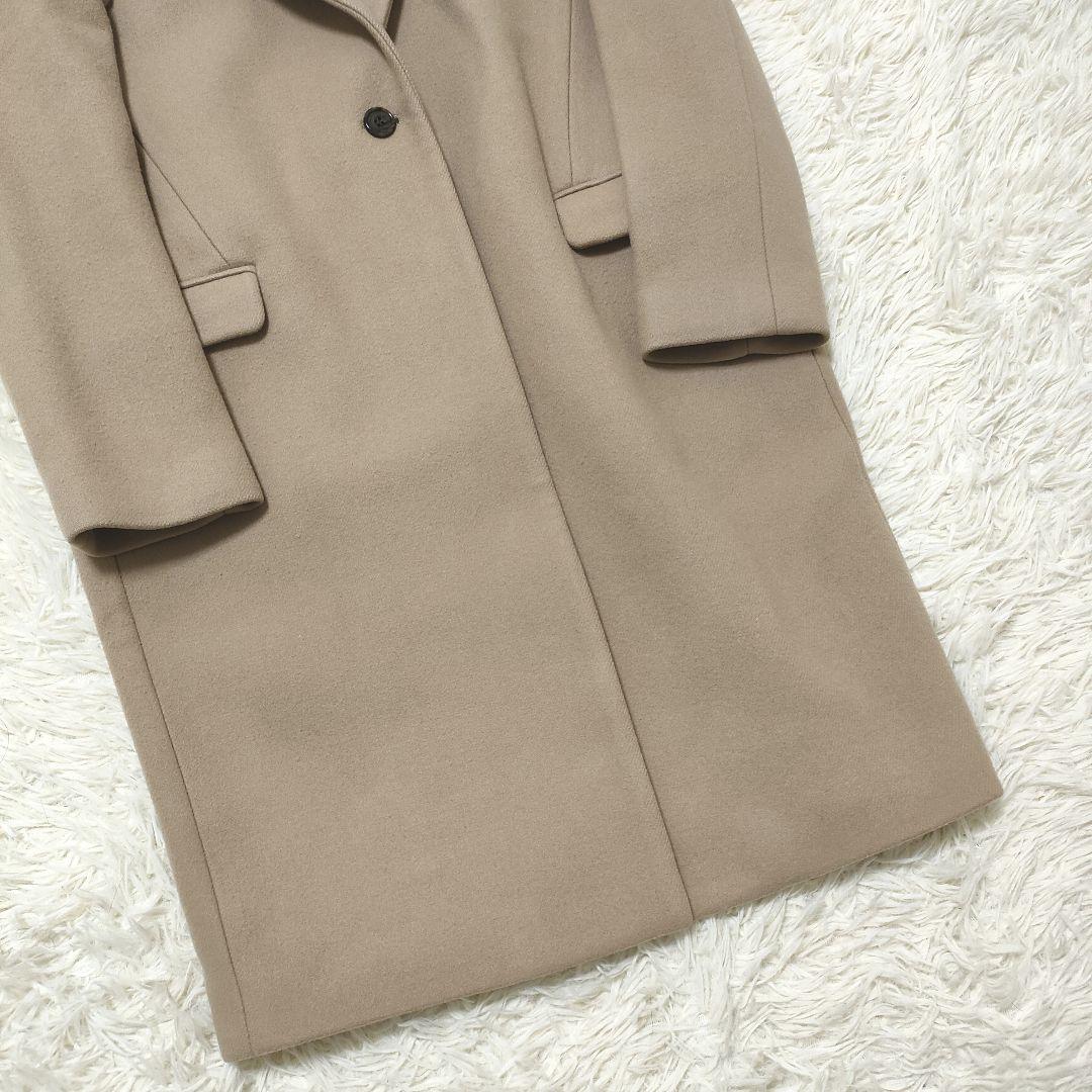 【人気商品】ENFOLD メルトンテーラーコクーンコート キャメル サイズ38