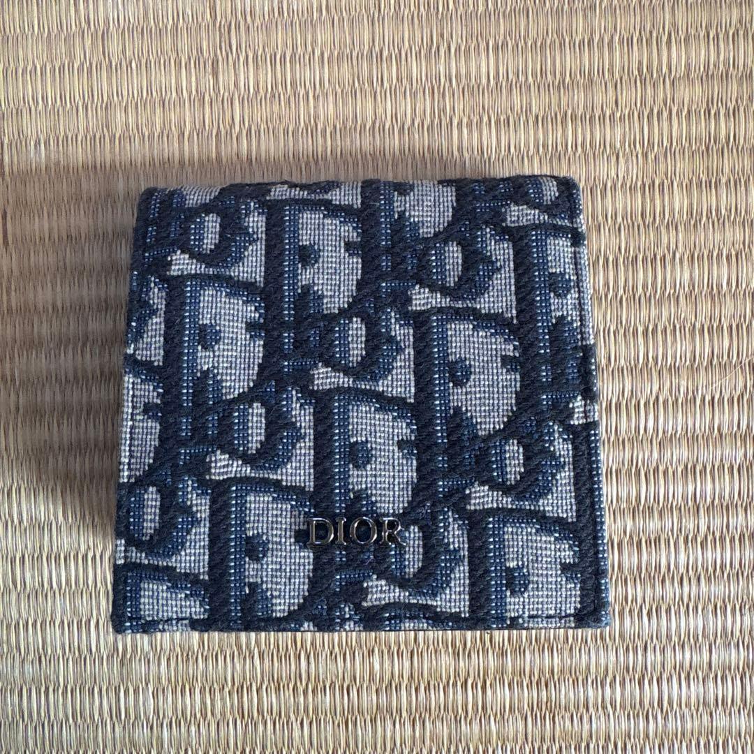 Dior ロゴパターン コンパクト財布　ケース