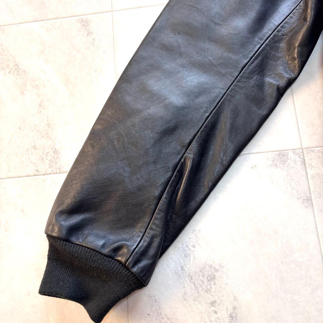 【極美品】ヒューストン ホースハイド A-2 フライトジャケット 2XL 黒