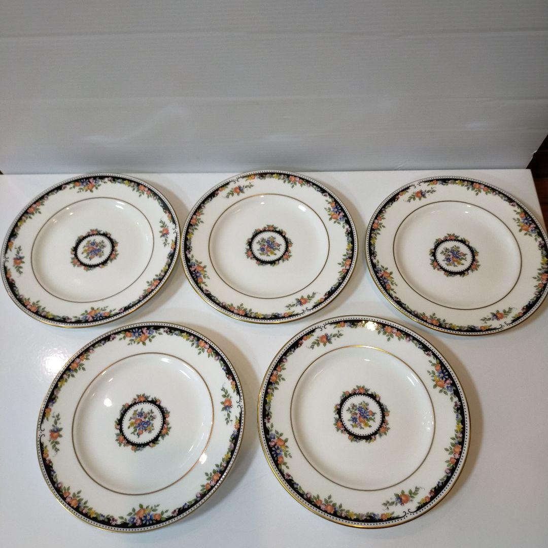  ウェッジウッド　黒壺オズボーン　コーヒーカップ＆ソーサー5客