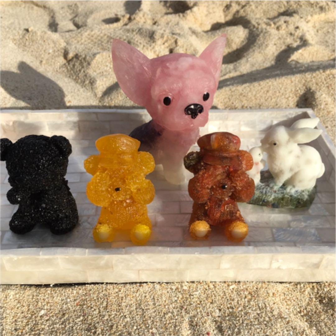 オルゴナイト   チワワ＆シーサーお取り置き♡ありがとうございます✩.*˚