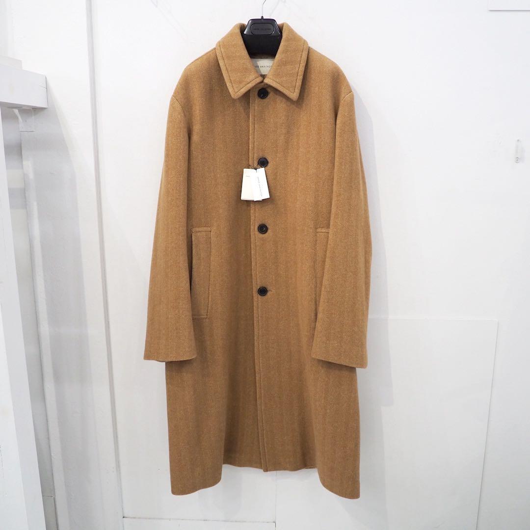 新品 定価45万 ドリスヴァンノッテン 24aw 秋冬 ヘリンボーン コート