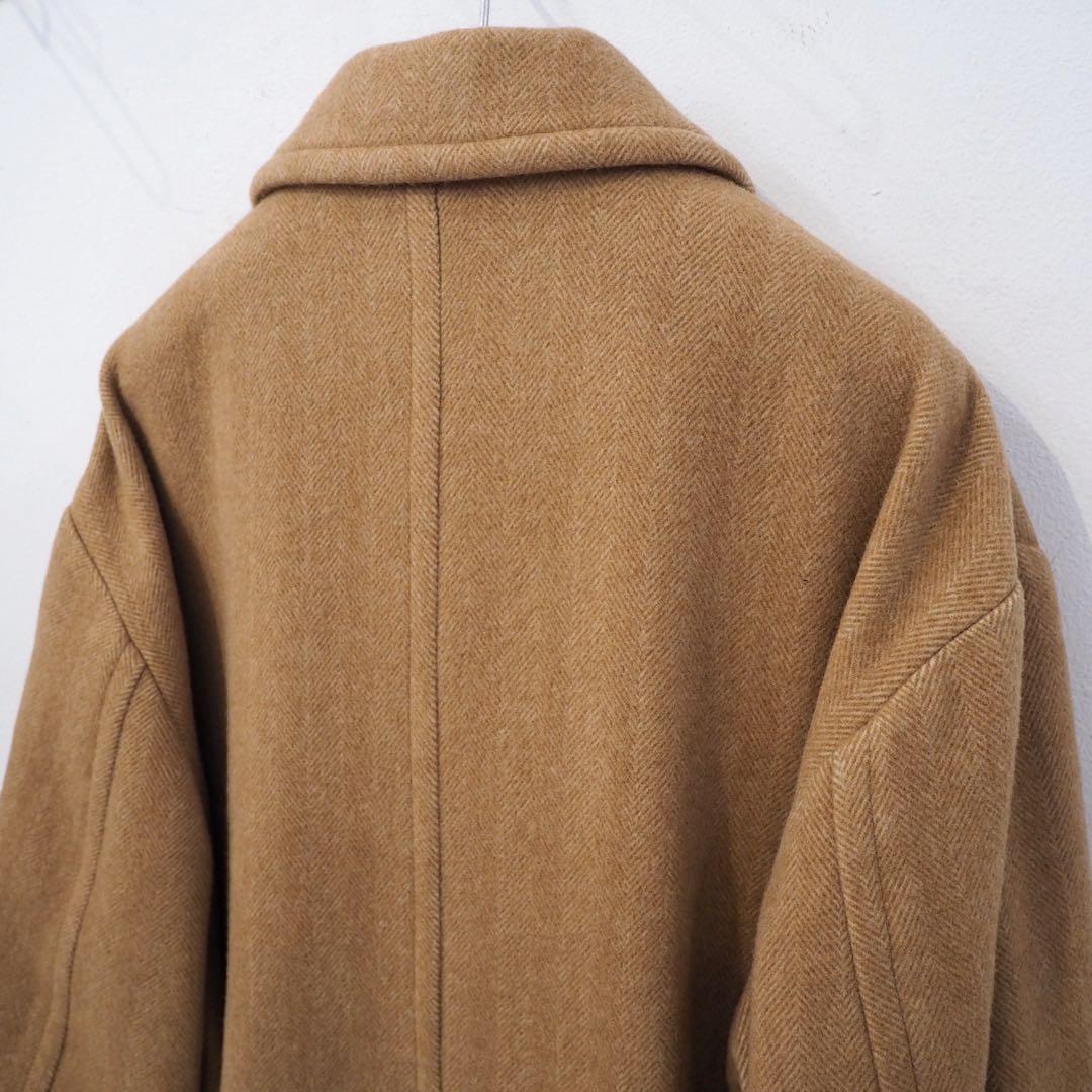 新品 定価45万 ドリスヴァンノッテン 24aw 秋冬 ヘリンボーン コート