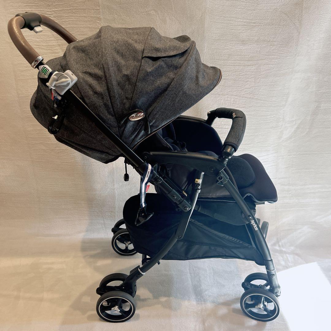 Aprica アップリカ ラクーナクッションフリーAB 上位モデル 軽量 デニム