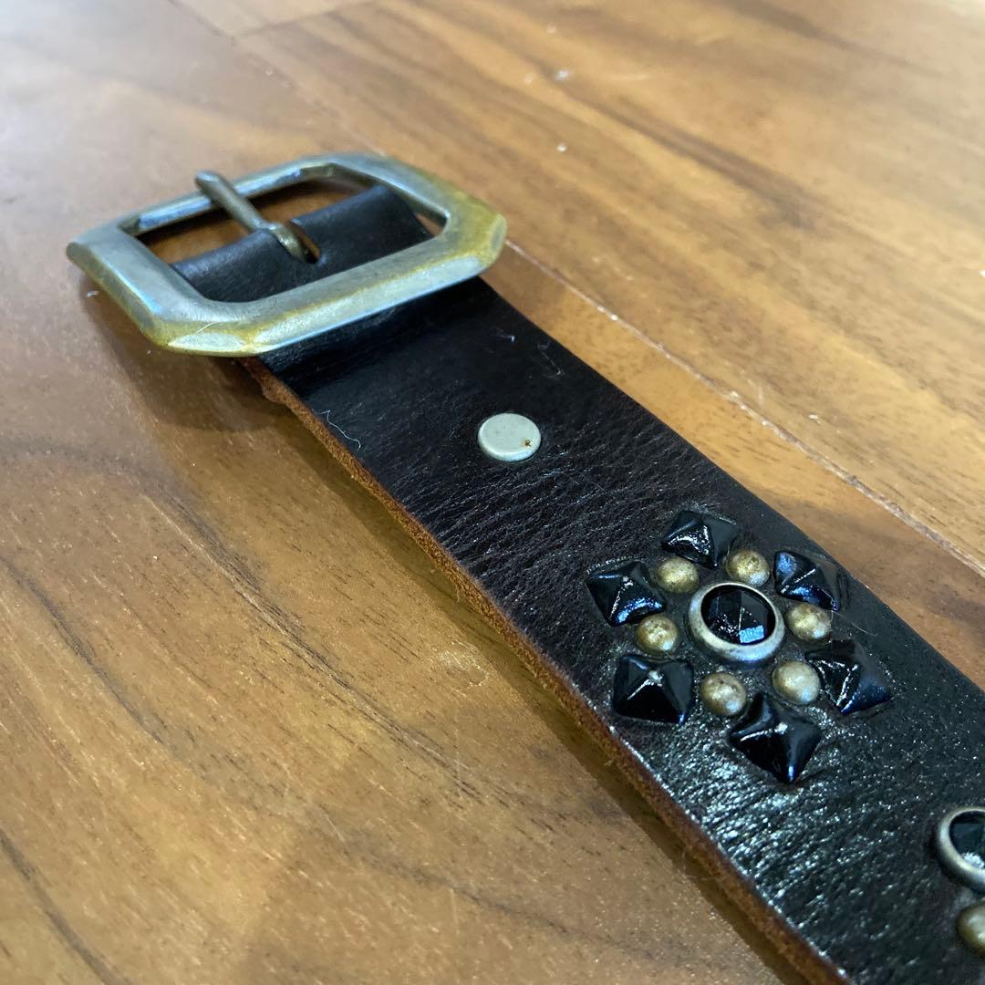 希少初期 HTC オーバーレイピーナッツ 黒スエード×ブラックストーン 34