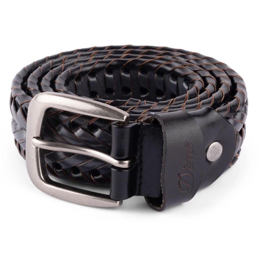 Dime 黒 レザー ベルト