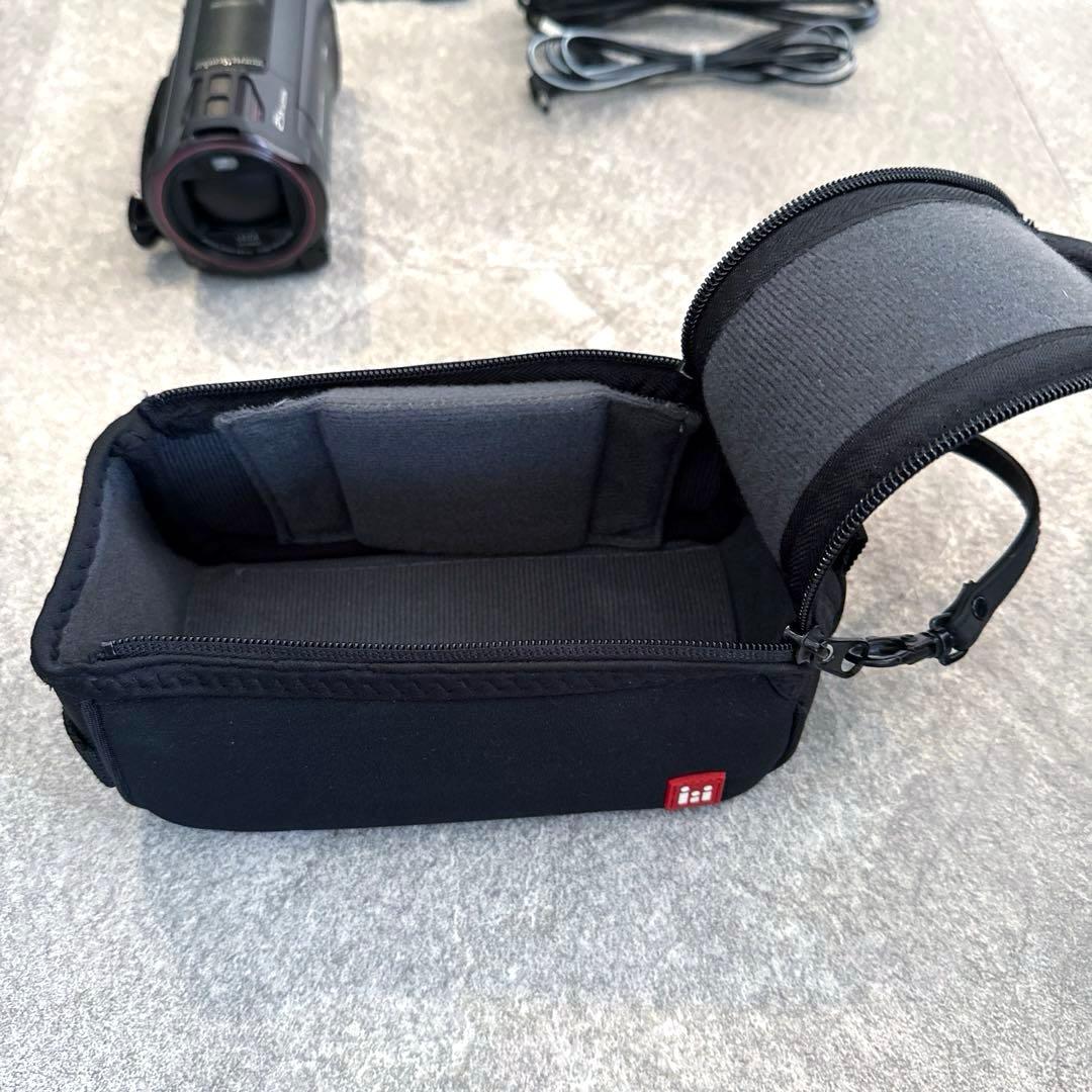 Panasonic HC-WX990M 4Kビデオカメラ ワイプ撮り ケース付