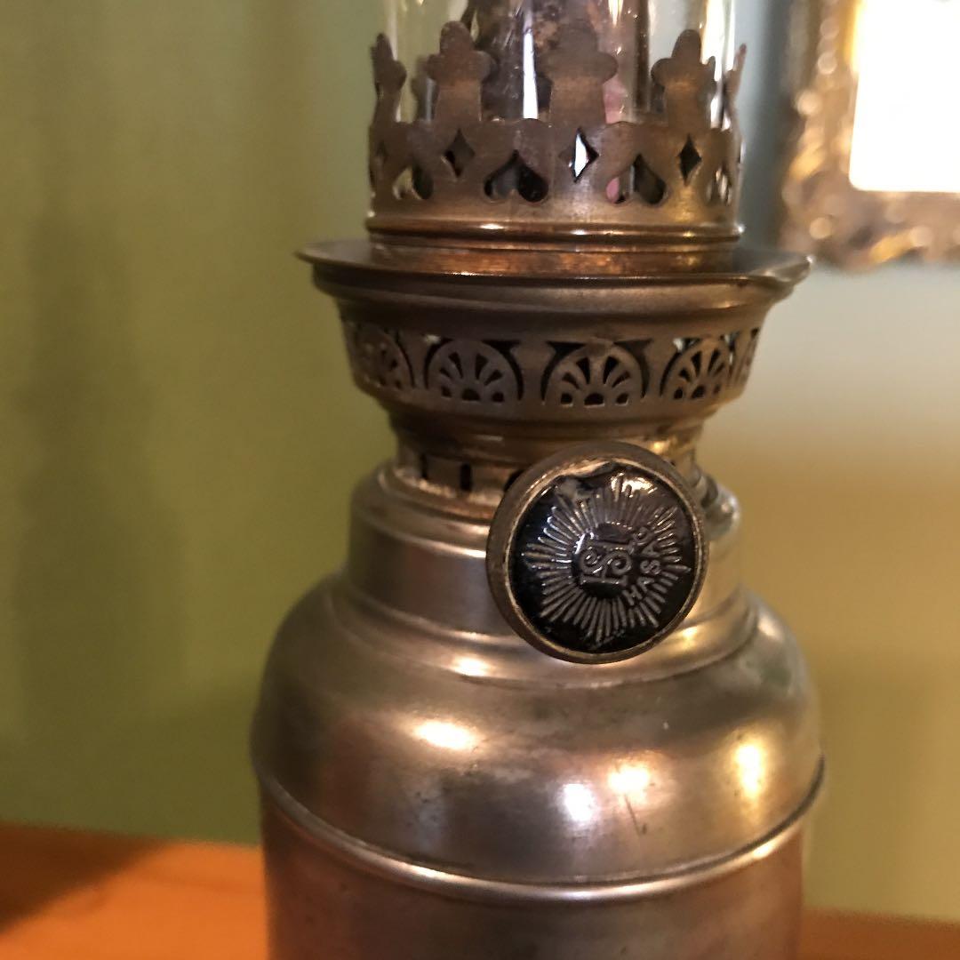 フランス製骨董オイルランプ