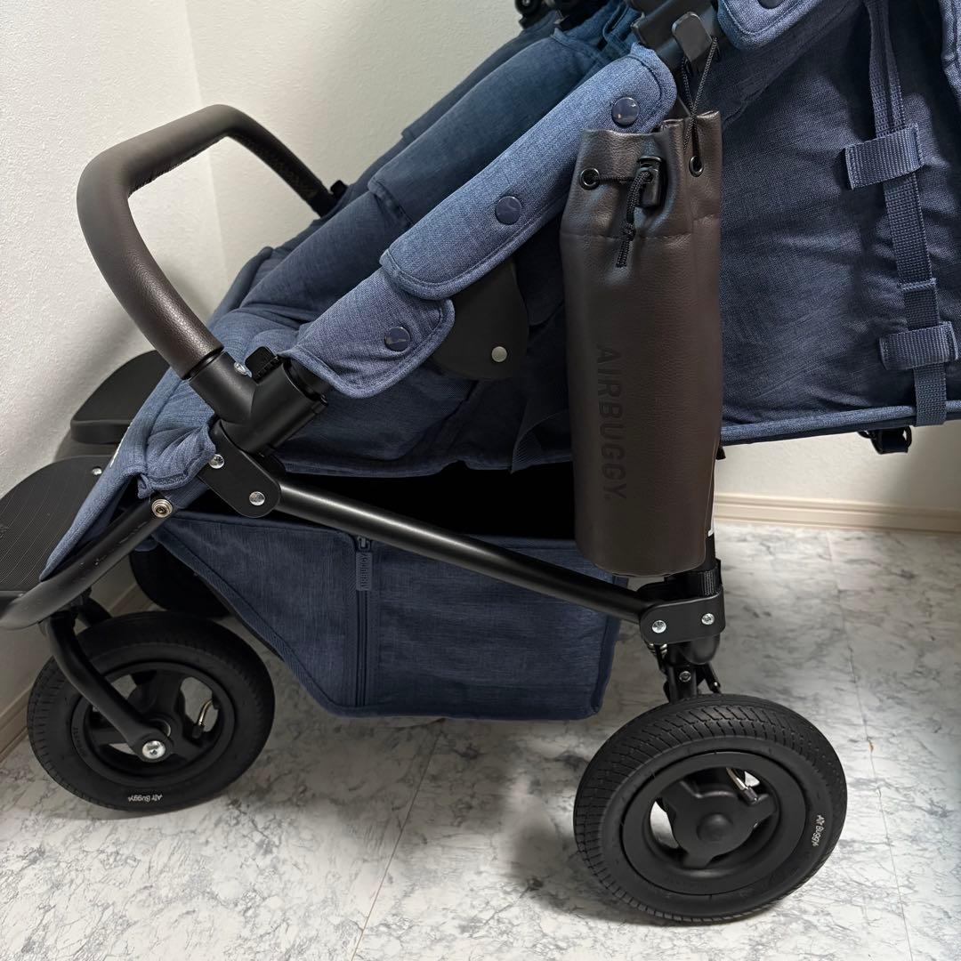 美品✨エアバギー ココダブルEX フロムバース 二人乗りベビーカー 双子ベビーカ