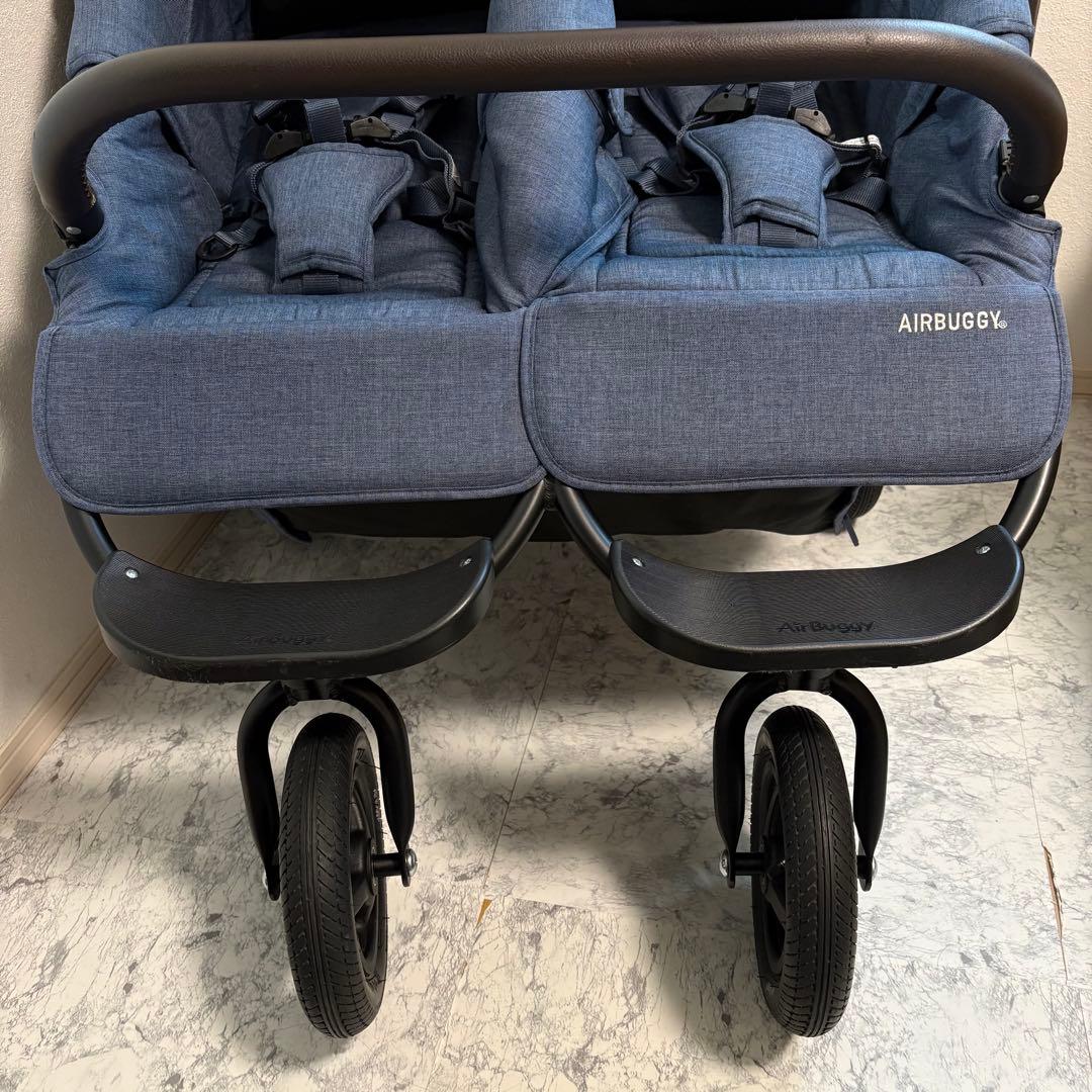 美品✨エアバギー ココダブルEX フロムバース 二人乗りベビーカー 双子ベビーカ