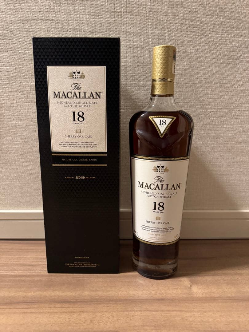 The Macallan 18年 シェリーオークカスク 700ml