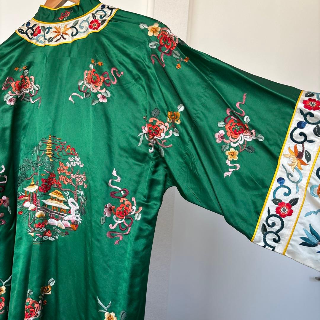 ノ*ブ様 40s 50s ヴィンテージ マンダリン　ガウン　ジャケット　チャイナ