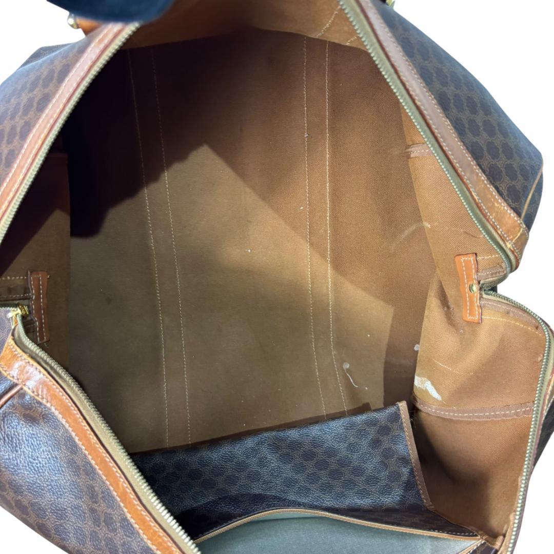 CELINE セリーヌ マカダム　レザー　ボストンバッグ　2WAYバッグ