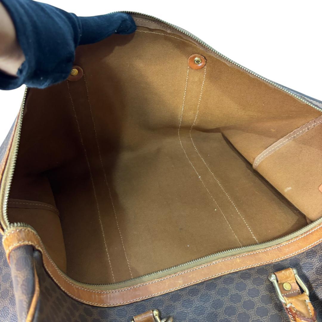 CELINE セリーヌ マカダム　レザー　ボストンバッグ　2WAYバッグ